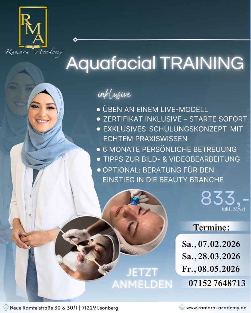 Aquafacial Schulung Leonberg