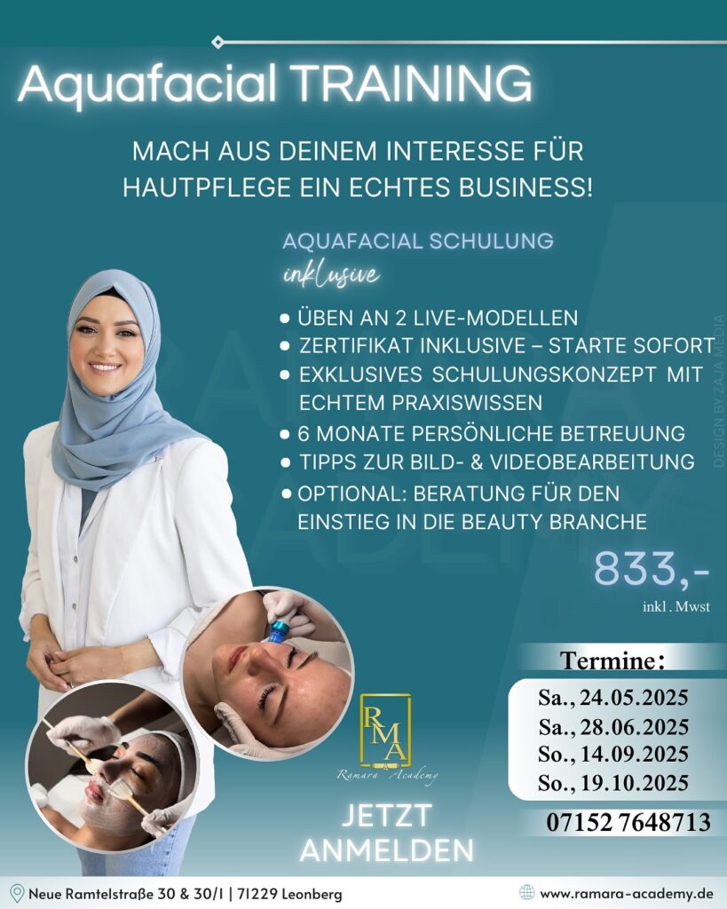 Aquafacial Schulung Stuttgart Leonberg Ludwigsburg