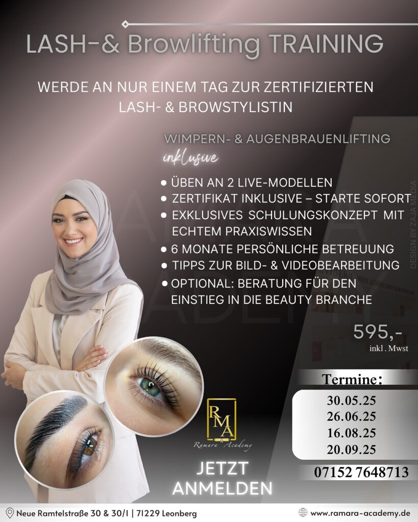 Lashlifting Schulung Stuttgart