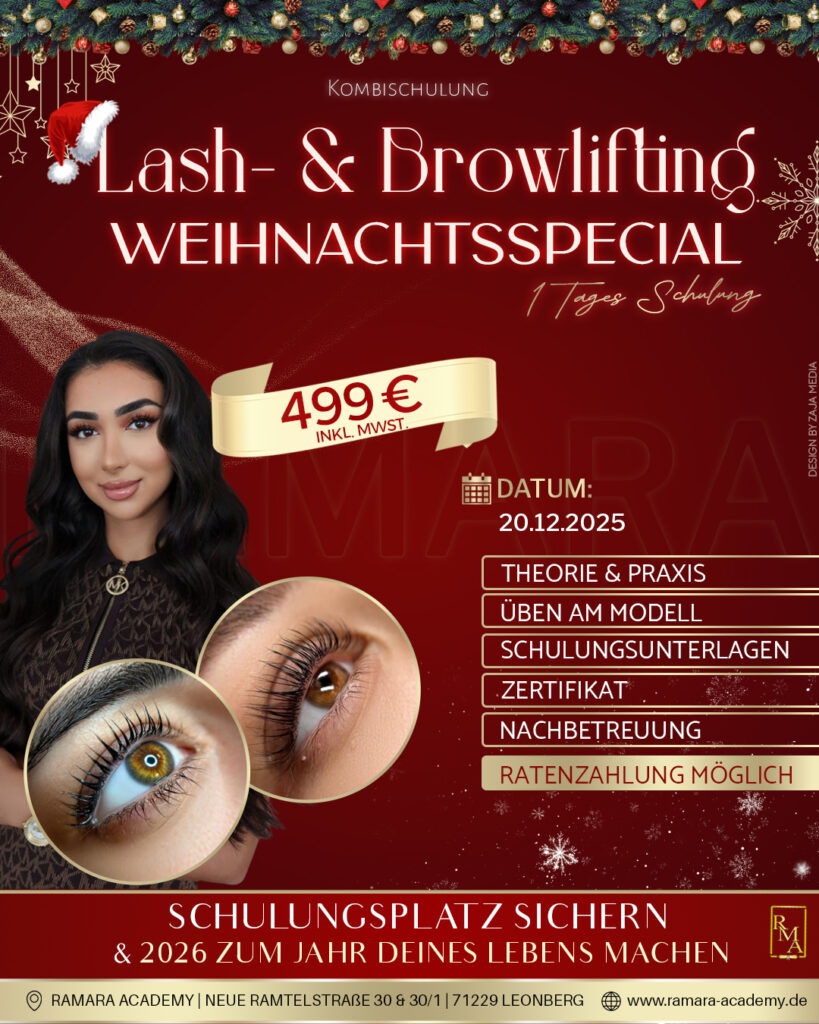 Lashlifting Schulung Leonberg Browlifting Schulung Augenbrauen Lifting Wimpern Lifting Schulung Leonberg Stuttgart Ludwigsburg Tübingen Heilbronn